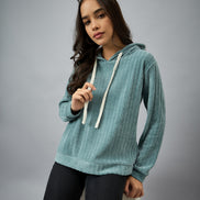 Green Striper Sweatshirt
