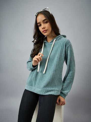 Green Striper Sweatshirt