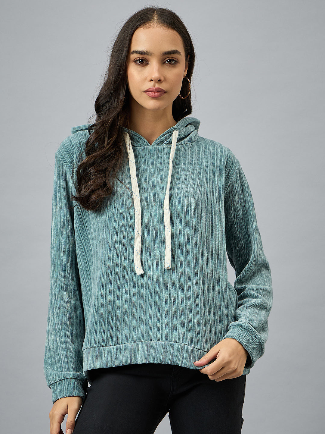 Green Striper Sweatshirt