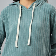 Green Striper Sweatshirt
