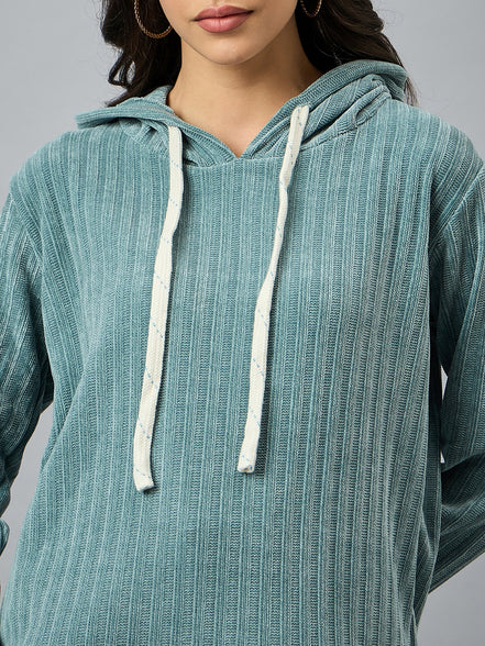 Green Striper Sweatshirt