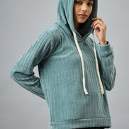 Green Striper Sweatshirt