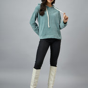 Green Striper Sweatshirt