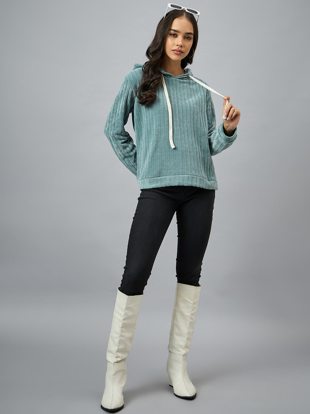 Green Striper Sweatshirt