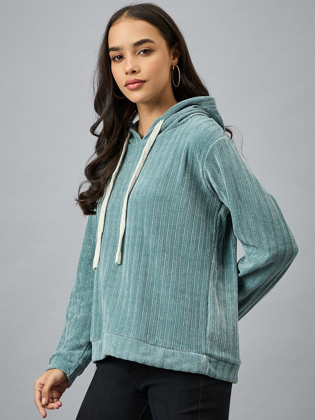 Green Striper Sweatshirt