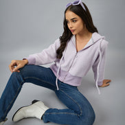 Lavender Hooded Sweatshirt
