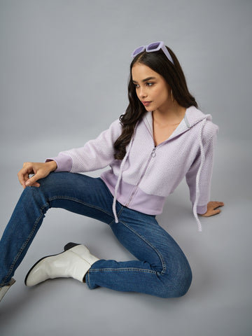 Lavender Hooded Sweatshirt