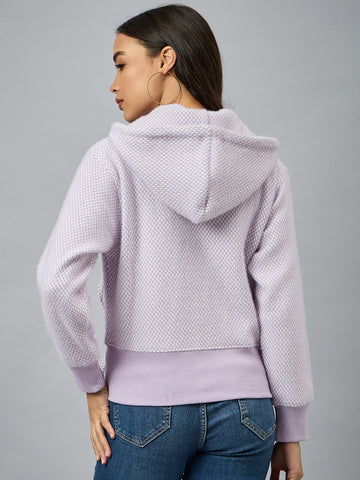 Lavender Hooded Sweatshirt