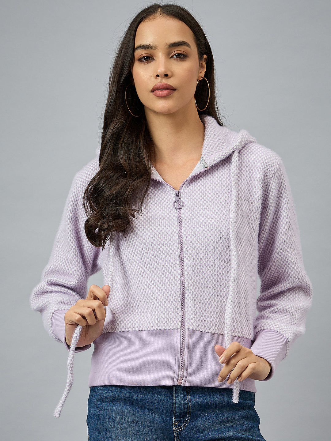 Lavender Hooded Sweatshirt