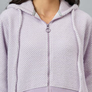 Lavender Hooded Sweatshirt
