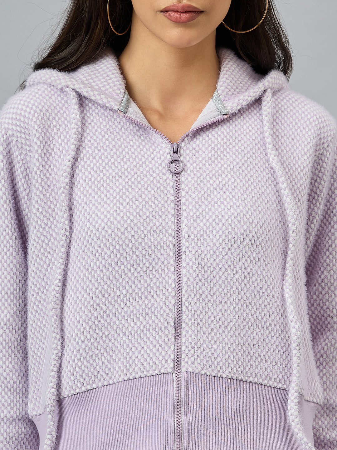 Lavender Hooded Sweatshirt