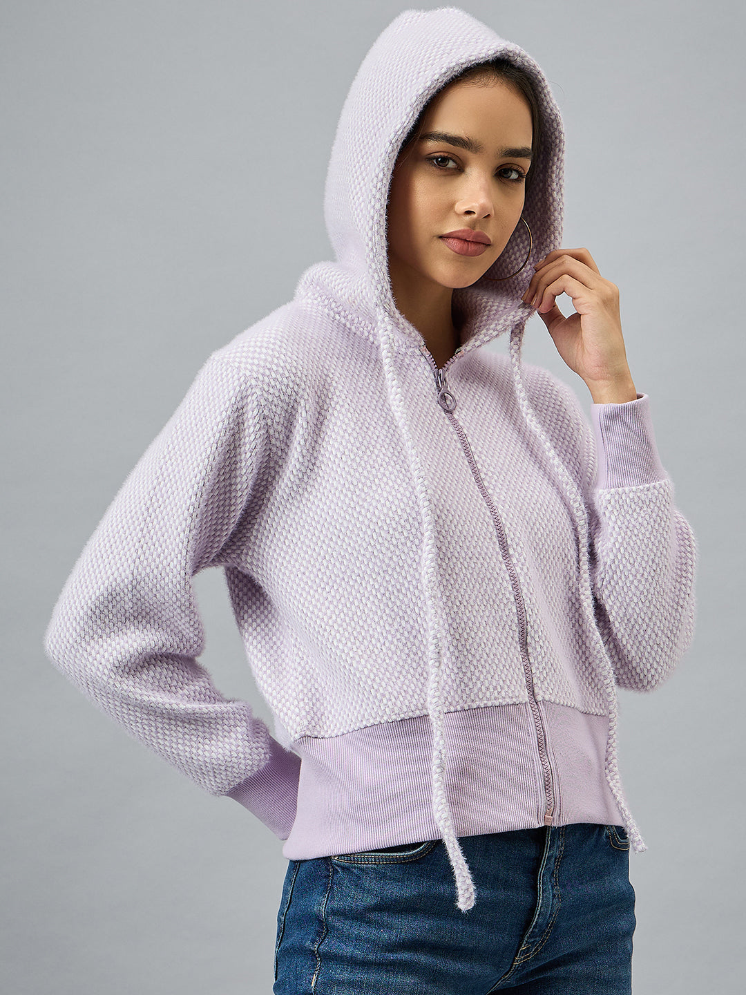 Lavender Hooded Sweatshirt