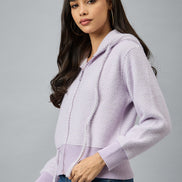 Lavender Hooded Sweatshirt