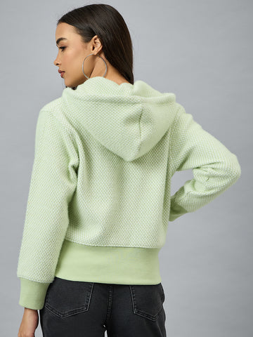 Green Hooded Sweatshirt