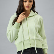 Green Hooded Sweatshirt