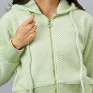 Green Hooded Sweatshirt