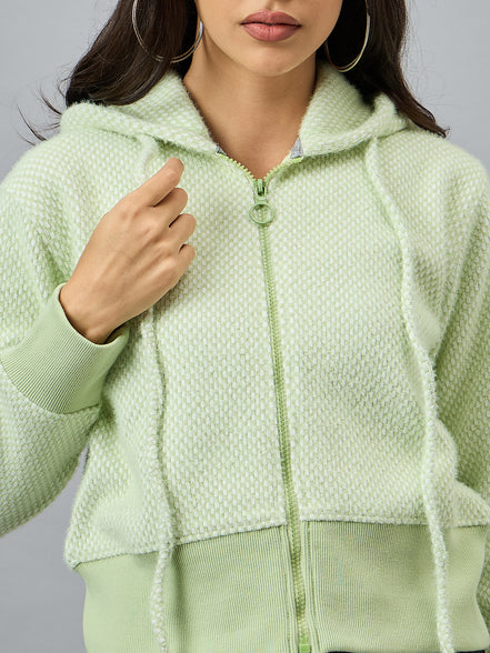 Green Hooded Sweatshirt