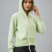 Green Hooded Sweatshirt