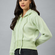 Green Hooded Sweatshirt