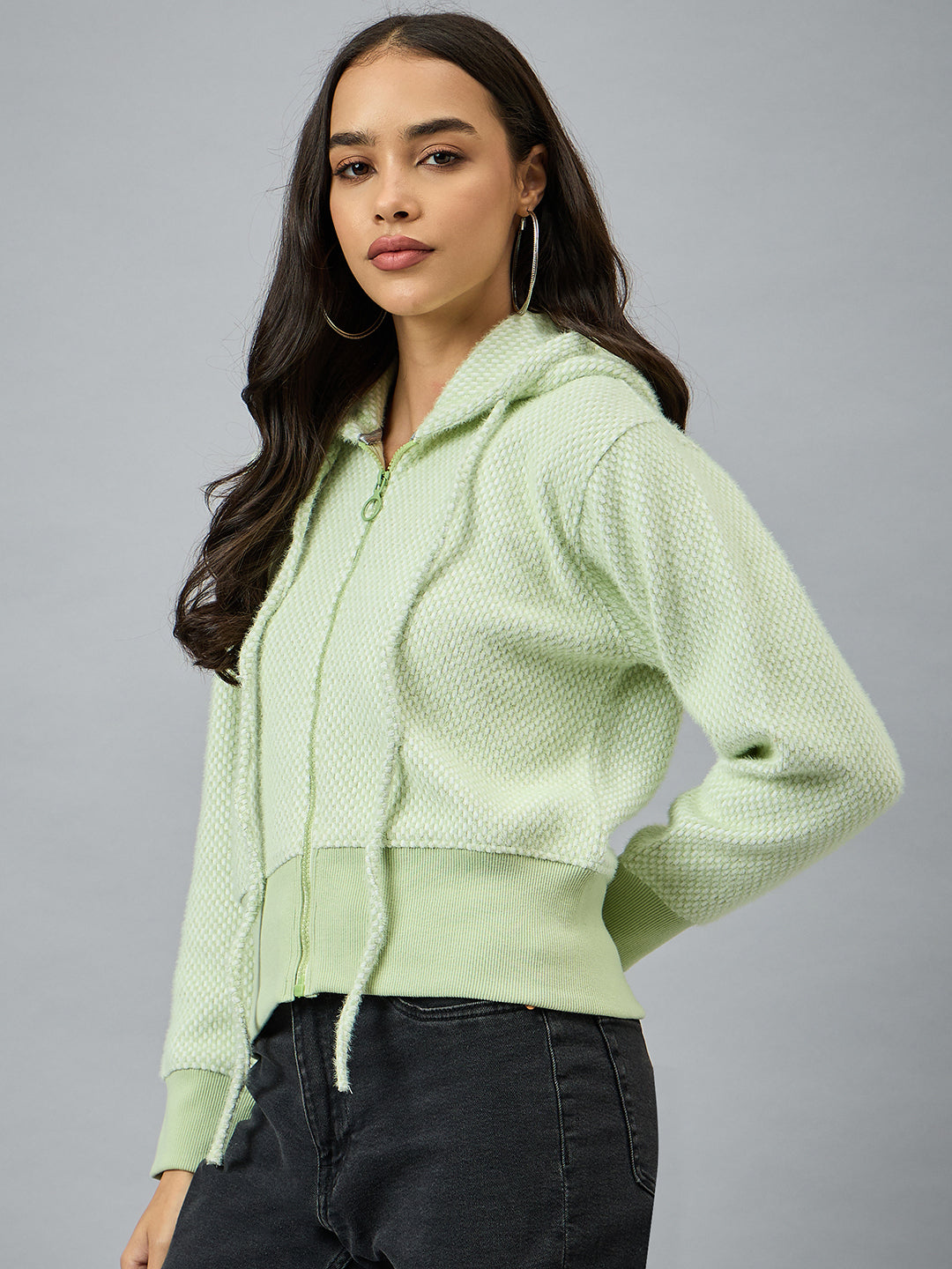 Green Hooded Sweatshirt