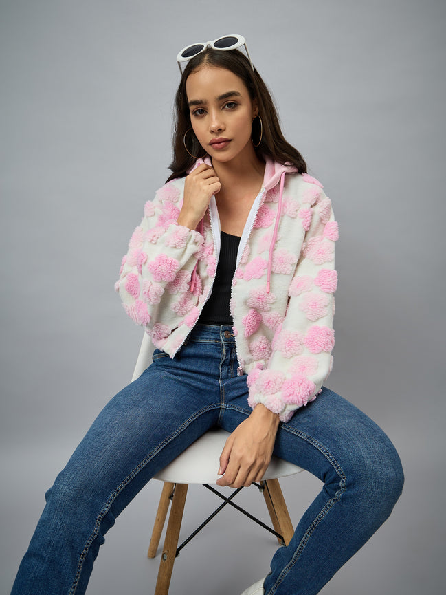 Pink Hooded Sweatshirt