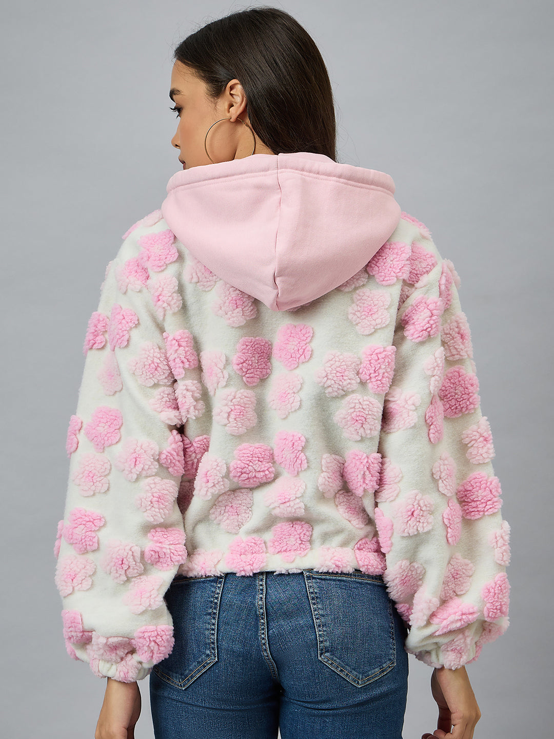 Pink Hooded Sweatshirt