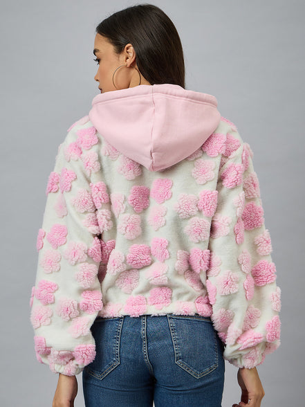 Pink Hooded Sweatshirt