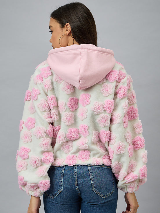 Pink Hooded Sweatshirt