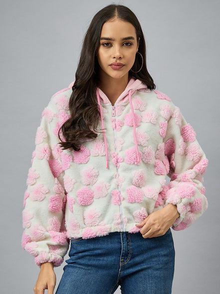 Pink Hooded Sweatshirt
