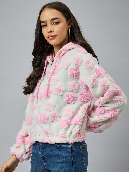 Pink Hooded Sweatshirt