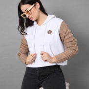 White Hooded Sweatshirt