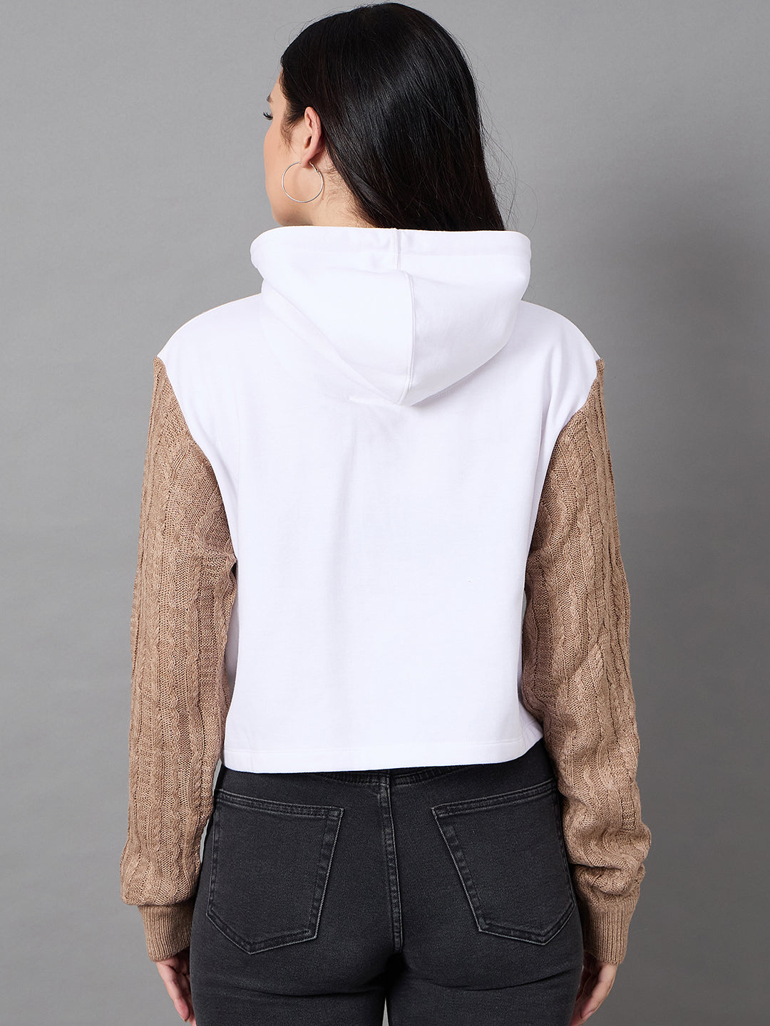 White Hooded Sweatshirt