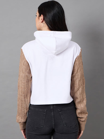 White Hooded Sweatshirt