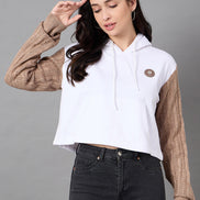 White Hooded Sweatshirt