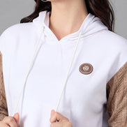 White Hooded Sweatshirt