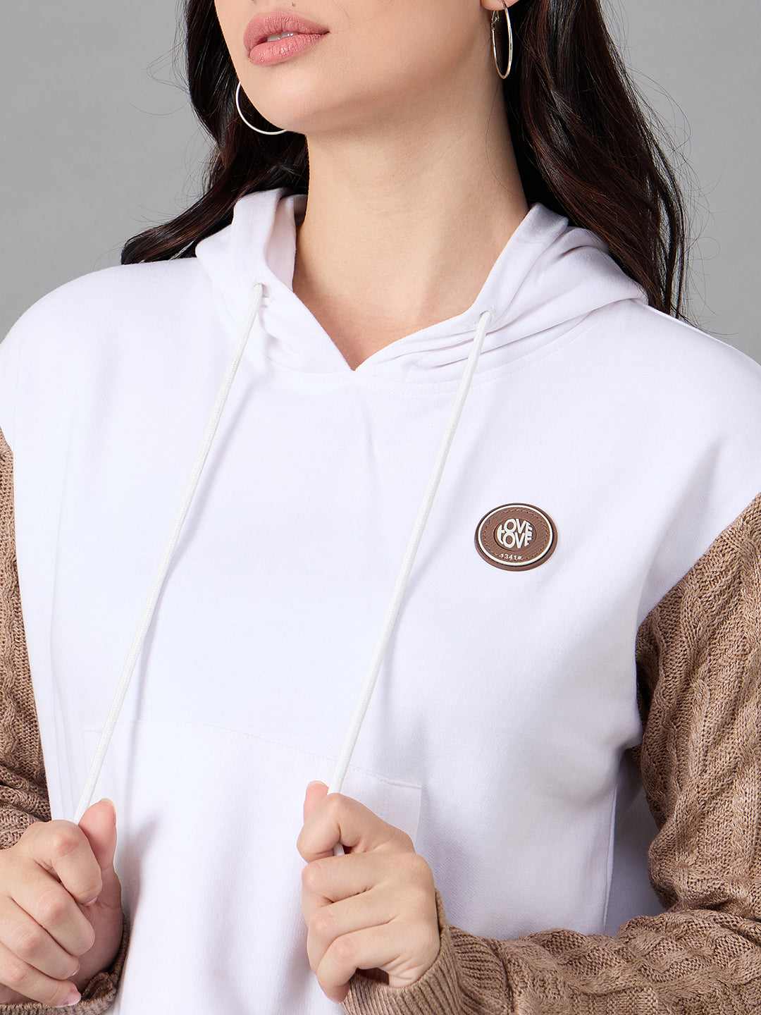 White Hooded Sweatshirt