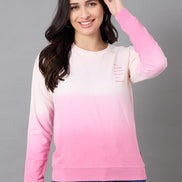 Pink Round Neck Sweatshirt