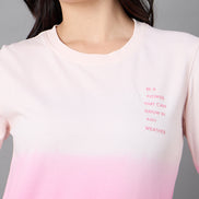 Pink Round Neck Sweatshirt