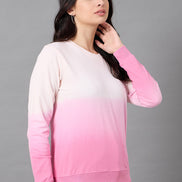 Pink Round Neck Sweatshirt