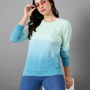 Green Round Neck Sweatshirt