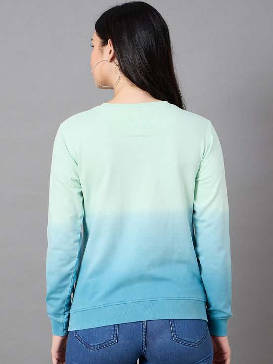 Green Round Neck Sweatshirt