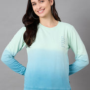 Green Round Neck Sweatshirt