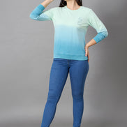 Green Round Neck Sweatshirt