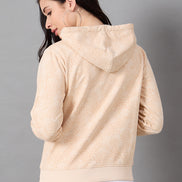 Light Peach Hooded Sweatshirt