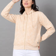 Light Peach Hooded Sweatshirt
