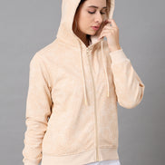 Light Peach Hooded Sweatshirt