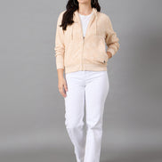 Light Peach Hooded Sweatshirt