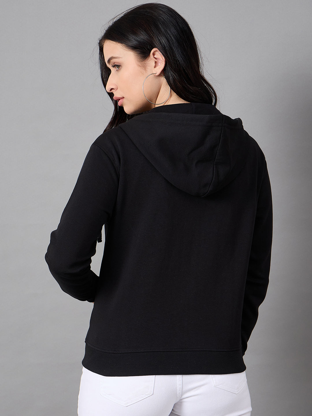 Black Hooded Sweatshirt