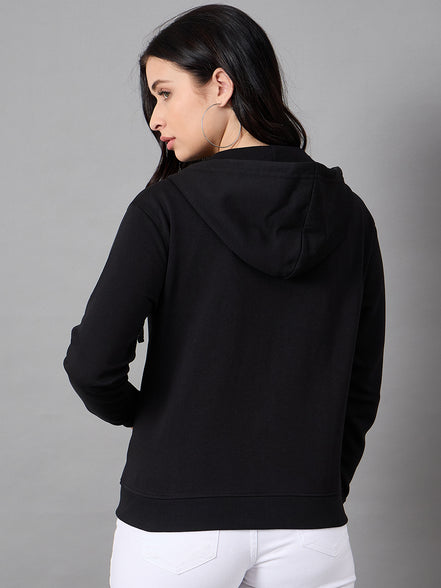 Black Hooded Sweatshirt