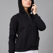 Black Hooded Sweatshirt